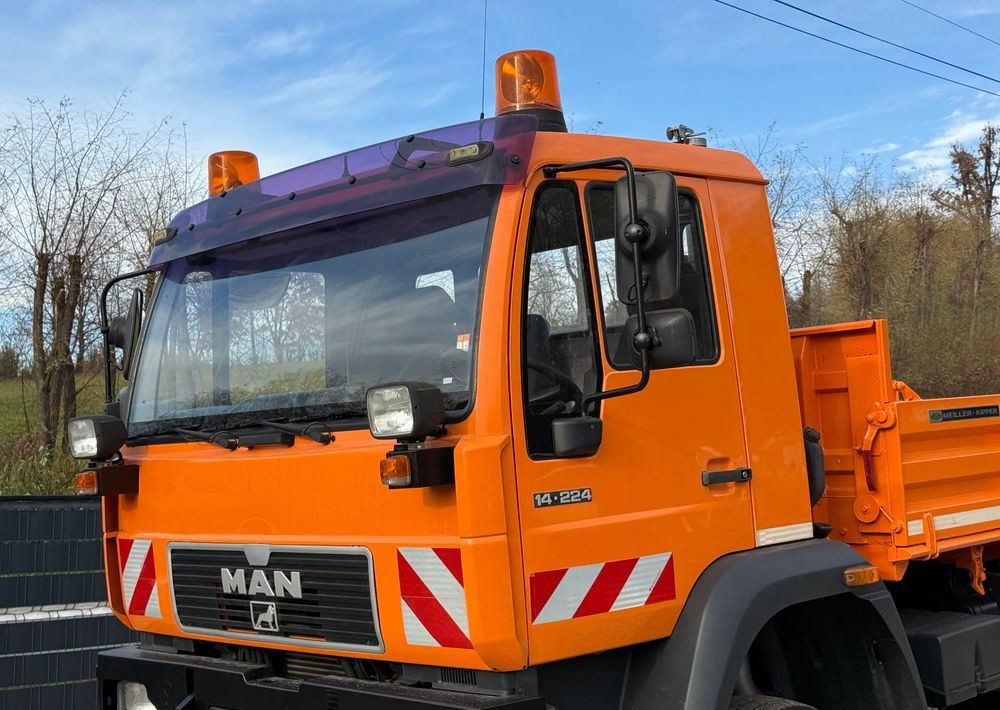 MAN * MAN 14-220 * Kiper Wywrotka Meiller * 4x4 * Zimowe Utrzymanie * Unimog * - Camion benne: photos 5 MAN * MAN 14-220 * Kiper Wywrotka Meiller * 4x4 * Zimowe Utrzymanie * Unimog * - Camion benne: photos 5