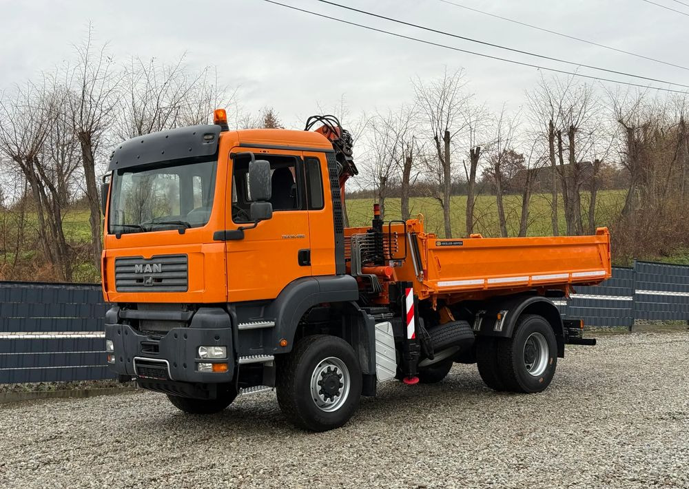 MAN * MAN 18 480 * KIPER WYWROTKA * 4x4 * HDS ATLAS 85* STAN BARDZO DOBRY * Sprowadzony - Camion benne: photos 2 MAN * MAN 18 480 * KIPER WYWROTKA * 4x4 * HDS ATLAS 85* STAN BARDZO DOBRY * Sprowadzony - Camion benne: photos 2