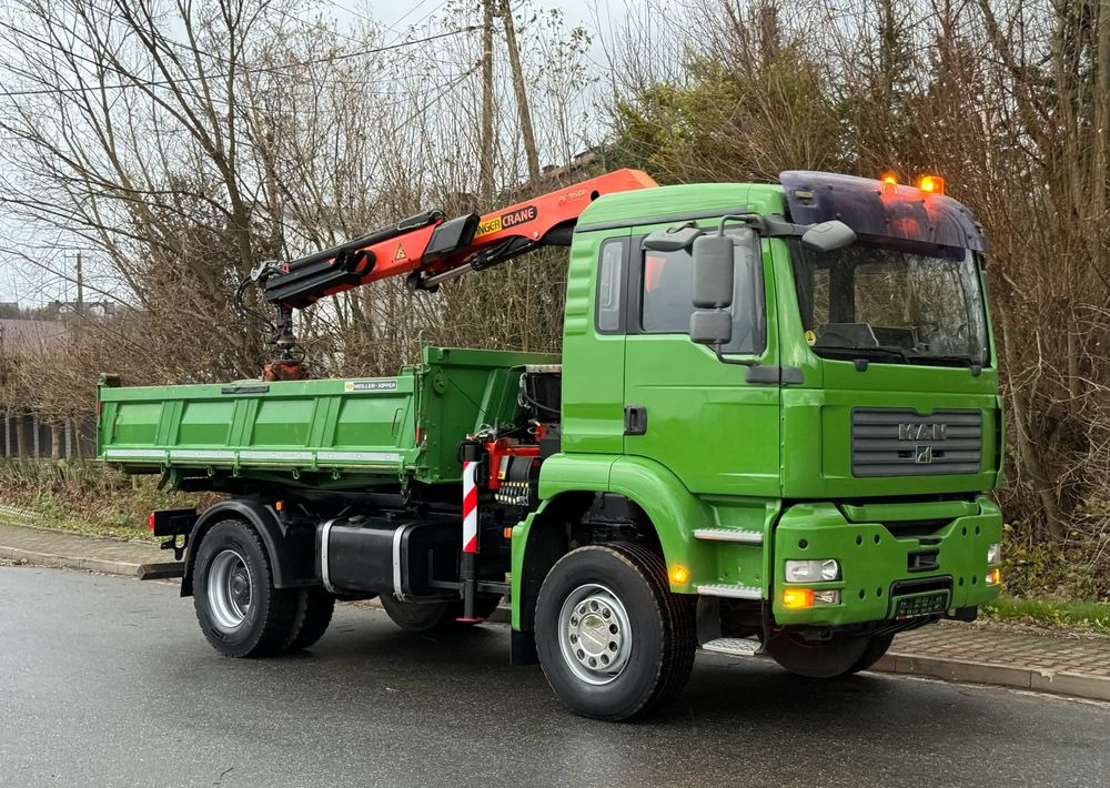 MAN * MAN TGA 18-360 * Kiper Wywrotka * 4x2 * Kran Palfinger PK 9501 Sprowadzony - Camion benne: photos 2 MAN * MAN TGA 18-360 * Kiper Wywrotka * 4x2 * Kran Palfinger PK 9501 Sprowadzony - Camion benne: photos 2