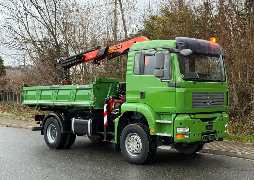 MAN * MAN TGA 18-360 * Kiper Wywrotka * 4x2 * Kran Palfinger PK 9501 Sprowadzony - Camion benne: photos 2 MAN * MAN TGA 18-360 * Kiper Wywrotka * 4x2 * Kran Palfinger PK 9501 Sprowadzony - Camion benne: photos 2