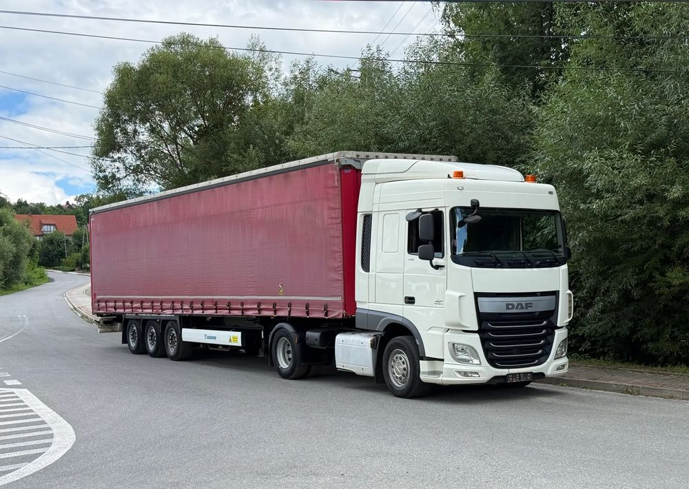 DAF * Zestaw * DAF 106 Euro 6 + Naczepa Krone * Bardzo Dobry Stan - Tracteur routier, Semi-remorque rideaux coulissants: photos 2 DAF * Zestaw * DAF 106 Euro 6 + Naczepa Krone * Bardzo Dobry Stan - Tracteur routier, Semi-remorque rideaux coulissants: photos 2