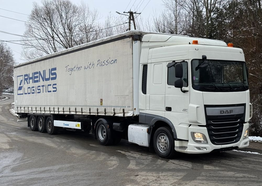 DAF * Zestaw * DAF 106 Euro 6 + Naczepa Krone * Bardzo Dobry Stan - Tracteur routier, Semi-remorque rideaux coulissants: photos 2 DAF * Zestaw * DAF 106 Euro 6 + Naczepa Krone * Bardzo Dobry Stan - Tracteur routier, Semi-remorque rideaux coulissants: photos 2