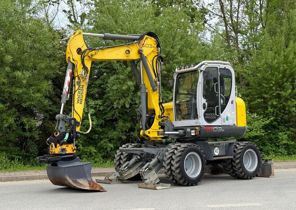 Pelle sur pneus Wacker Neuson * Koparka Kołowa * Wacker Neuson 9503 * Rototilt * Bardzo Dobry Stan *