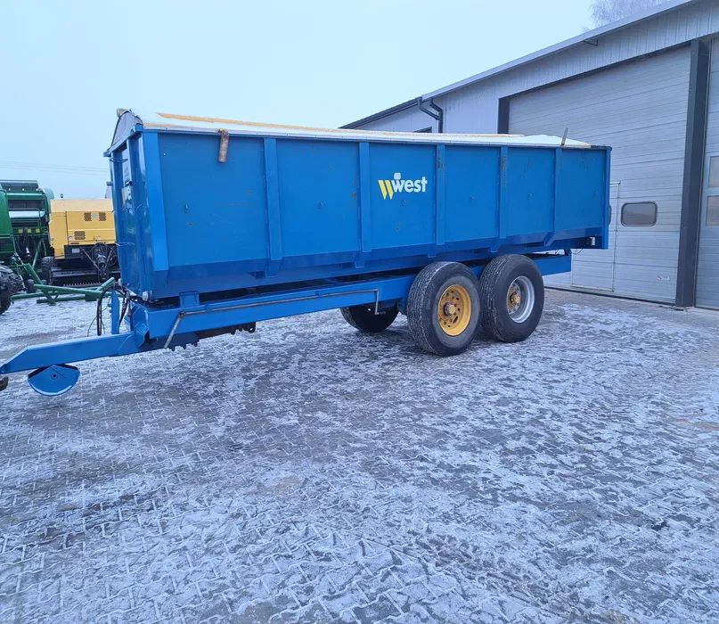 Przyczepa skorupowa WEST 14 ton - Remorque agricole: photos 1 Przyczepa skorupowa WEST 14 ton - Remorque agricole: photos 1