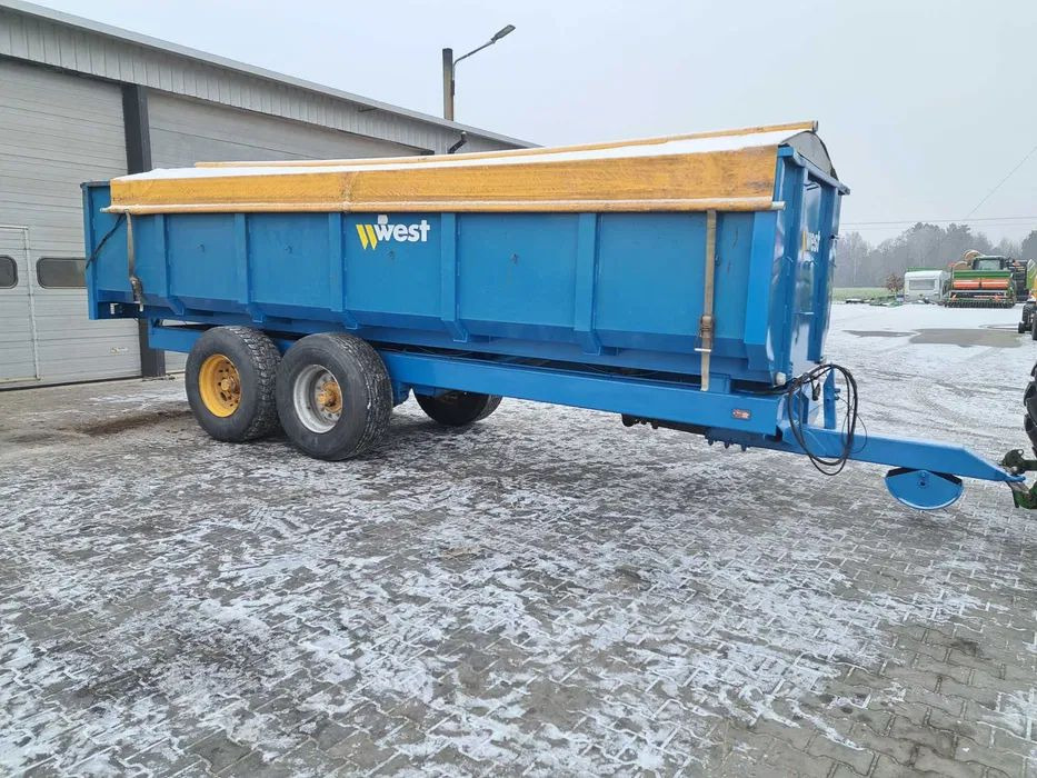 Przyczepa skorupowa WEST 14 ton - Remorque agricole: photos 4 Przyczepa skorupowa WEST 14 ton - Remorque agricole: photos 4
