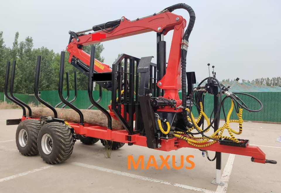 Remorque forestière neuf NEW MAXUS 8t Forest Trailer with 2-ton Crane Warranty up to 10 YEARS НОВА прицепа лісова 8т Журавль 2т MAXUS Гарантія до 10 РОКІВ NOWA przyczepa leśna 8t Żuraw 2t MAXUS Gwarancja do 10 LAT: photos 9