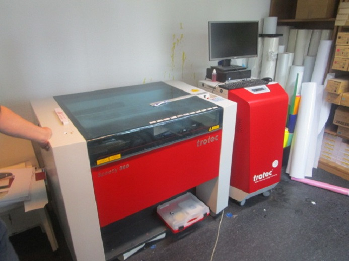 LASER CUTTER TROTEC SPEEDY 360 (Gravieren, Schneiden) - Massicot: photos 2 LASER CUTTER TROTEC SPEEDY 360 (Gravieren, Schneiden) - Massicot: photos 2