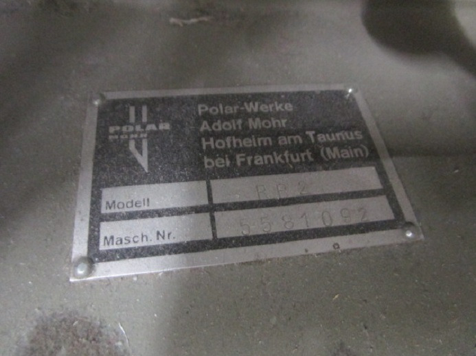 RÜTTLER POLAR RB2 - Machine d'impression: photos 4 RÜTTLER POLAR RB2 - Machine d'impression: photos 4