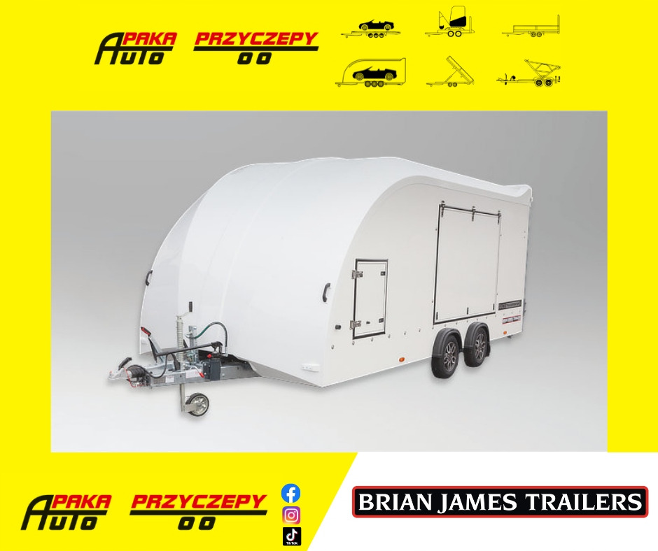 LAWETA ZAMKNIĘTA BJT RACE TRANSPORTER 4 - U NAS KOLOR CZARNY OD RĘKI / BJT RACE TRANSPORTER 4 CLOSED TRAILER - AVAILABLE IN BLACK NOW - Remorque porte-voitures: photos 2 LAWETA ZAMKNIĘTA BJT RACE TRANSPORTER 4 - U NAS KOLOR CZARNY OD RĘKI / BJT RACE TRANSPORTER 4 CLOSED TRAILER - AVAILABLE IN BLACK NOW - Remorque porte-voitures: photos 2