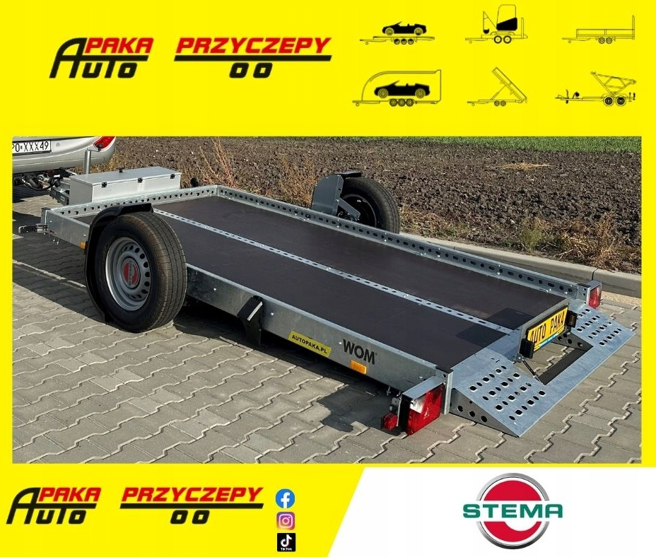 PRZYCZEPA DO MOTOCYKLA QUADA RAMPA UCHYLNA Z POMPĄ ELEKTRYCZNĄ DMC 1800 - Remorque pour moto: photos 1 PRZYCZEPA DO MOTOCYKLA QUADA RAMPA UCHYLNA Z POMPĄ ELEKTRYCZNĄ DMC 1800 - Remorque pour moto: photos 1