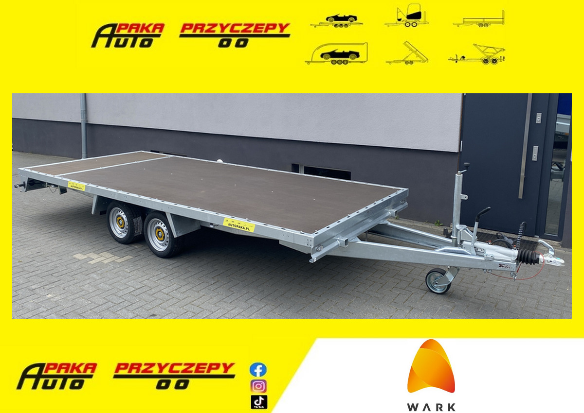 PRZYCZEPA PLATFORMOWA 5X2 WARK DMC 3500 / WARK PLATFORM TRAILER 5X2 DMC 3500 - Remorque plateau: photos 1 PRZYCZEPA PLATFORMOWA 5X2 WARK DMC 3500 / WARK PLATFORM TRAILER 5X2 DMC 3500 - Remorque plateau: photos 1