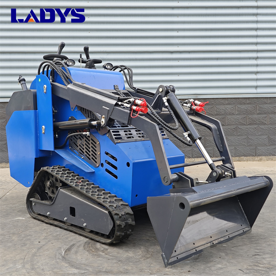 LADYS Free Shipping Mini Skid Steer Loader Compact Track Electric/Diesel Chinese Mini Skid Steer Loader For Sale With Mini Skid Steer Attachments 4 In 1 Bucket - Mini chargeuse: photos 3 LADYS Free Shipping Mini Skid Steer Loader Compact Track Electric/Diesel Chinese Mini Skid Steer Loader For Sale With Mini Skid Steer Attachments 4 In 1 Bucket - Mini chargeuse: photos 3