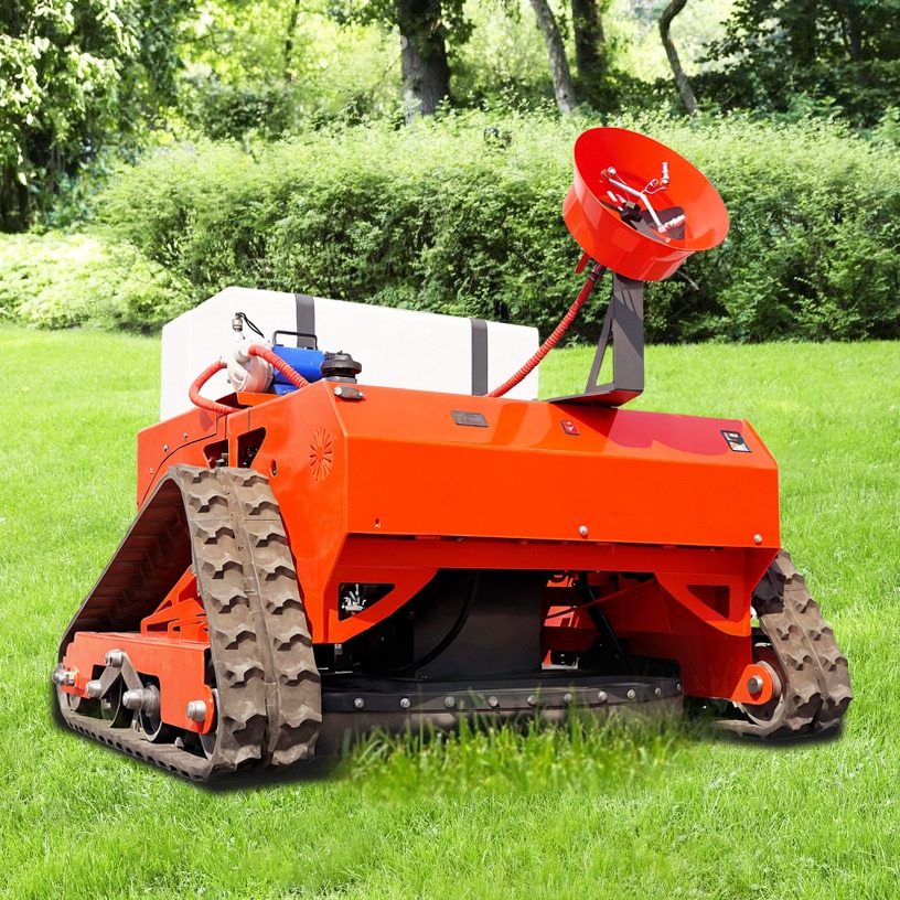 LEZUM LD1000 Multi-function remote control lawn mower Track crawler gasoline gas All-terrain Agricultural Sprayers Pesticide spraying lawn mower for sale - Motofaucheuse: photos 5 LEZUM LD1000 Multi-function remote control lawn mower Track crawler gasoline gas All-terrain Agricultural Sprayers Pesticide spraying lawn mower for sale - Motofaucheuse: photos 5