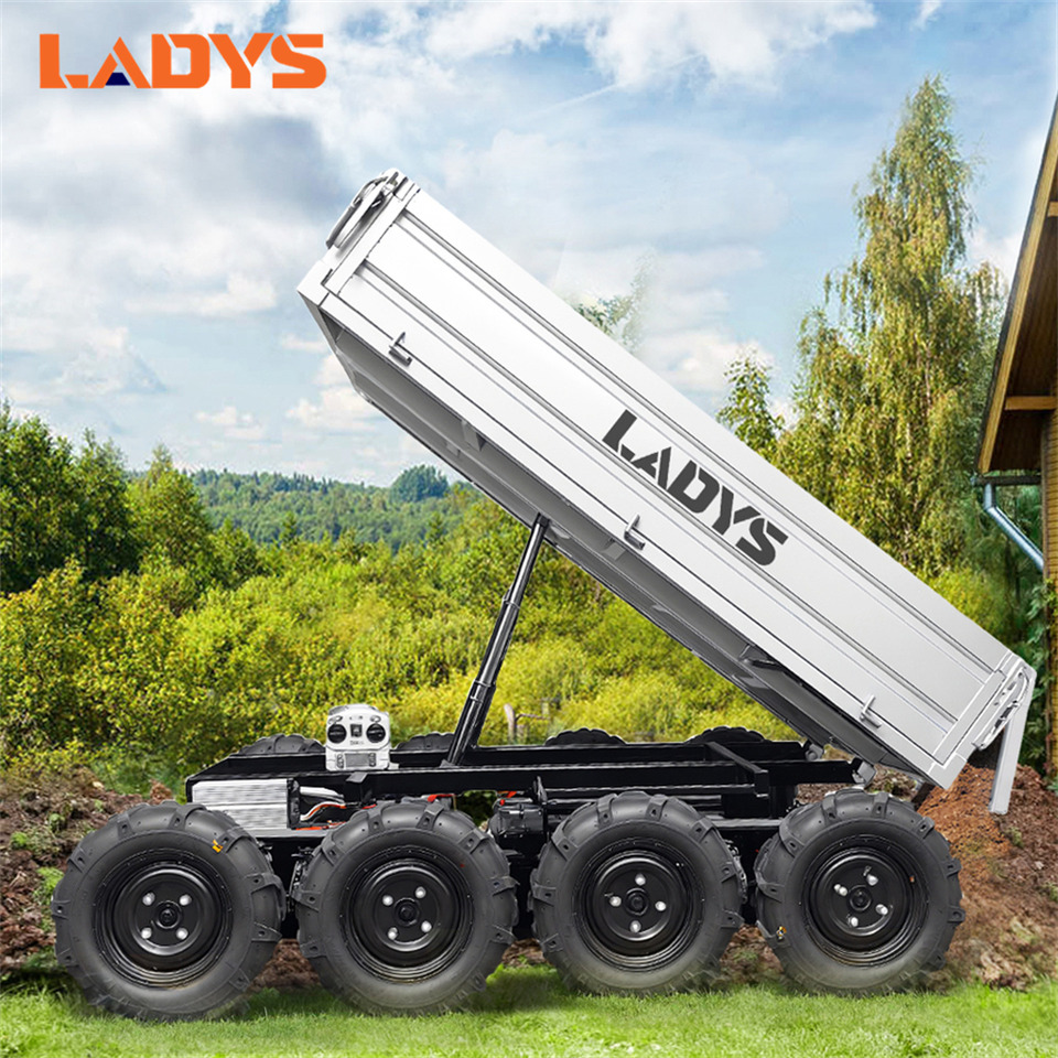 Quadricycle neuf LADYS Electric Remote Control Transporter Agricultural Orchard Farm Electric Utv Material Handling Equipment All Terrain Transport Vehicle: photos 7