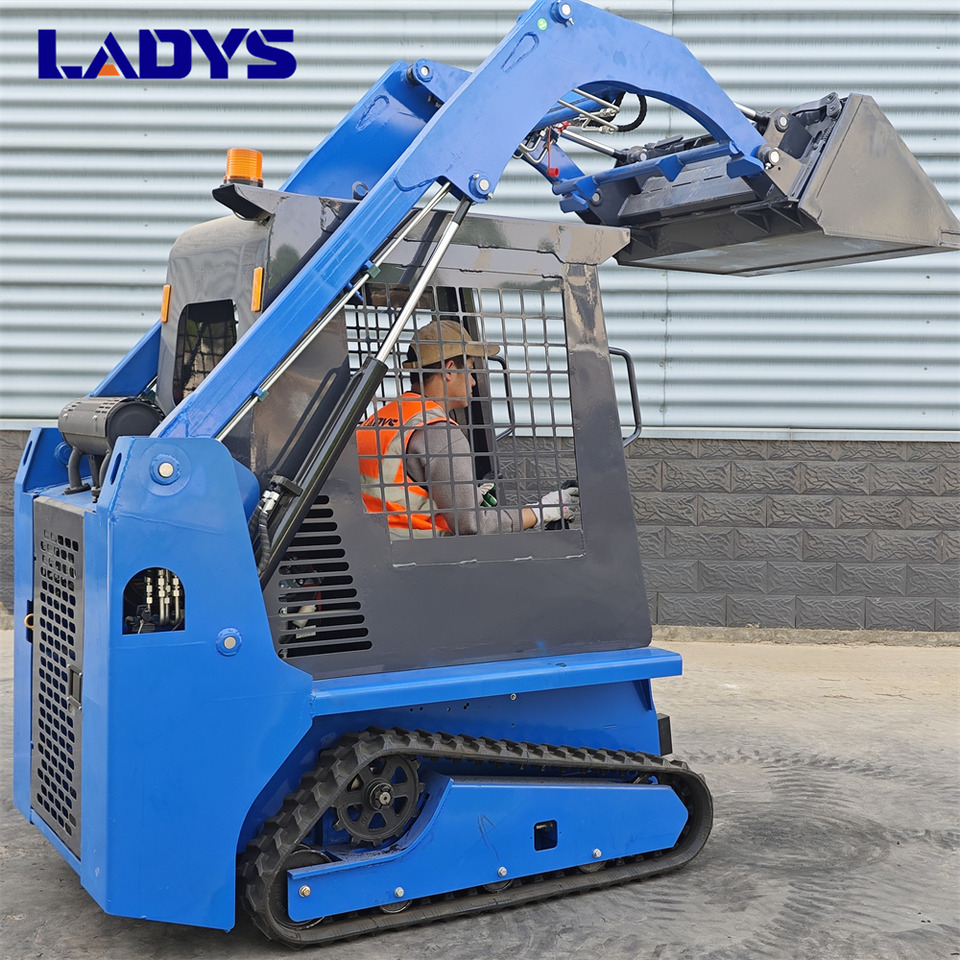 Free Shipping Mini Skid Steer Loader Compact Track Electric/Diesel Chinese Mini Skid Steer Loader For Sale With Mini Skid Steer Attachments 4 In 1 Bucket - Mini chargeuse: photos 4 Free Shipping Mini Skid Steer Loader Compact Track Electric/Diesel Chinese Mini Skid Steer Loader For Sale With Mini Skid Steer Attachments 4 In 1 Bucket - Mini chargeuse: photos 4