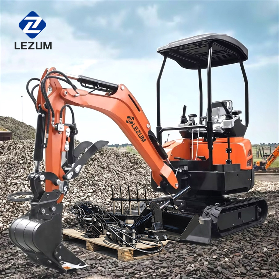LEZUM DY18 Mini Excavator Digger Miniexcavadora EPA Kubota Engine Mini Excavator For Sale With Mini Excavator Attachment Set - Pelle sur chenille: photos 4 LEZUM DY18 Mini Excavator Digger Miniexcavadora EPA Kubota Engine Mini Excavator For Sale With Mini Excavator Attachment Set - Pelle sur chenille: photos 4