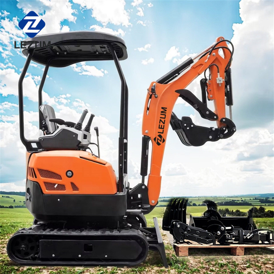 LEZUM DY18 Mini Excavator Digger Miniexcavadora EPA Kubota Engine Mini Excavator For Sale With Mini Excavator Attachment Set - Pelle sur chenille: photos 2 LEZUM DY18 Mini Excavator Digger Miniexcavadora EPA Kubota Engine Mini Excavator For Sale With Mini Excavator Attachment Set - Pelle sur chenille: photos 2