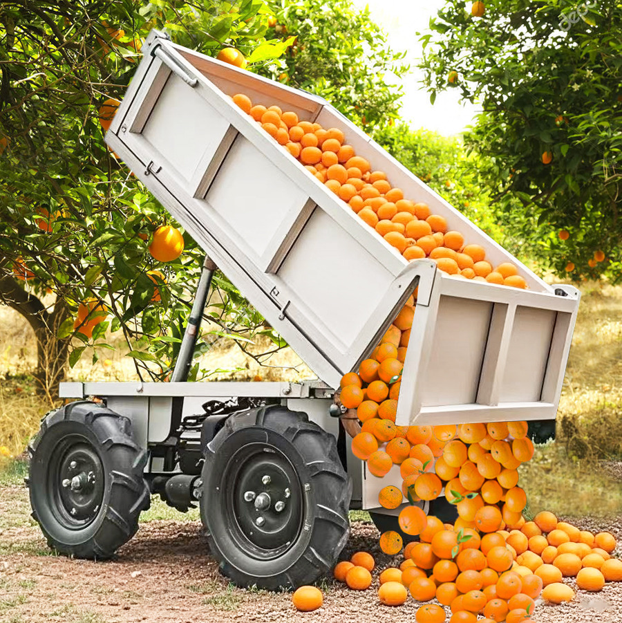 LEZUM Electric Remote Control Transporter Agricultural Orchard Farm Electric Utv Material Handling Equipment All Terrain Transport Vehicle - Benne agricole: photos 2 LEZUM Electric Remote Control Transporter Agricultural Orchard Farm Electric Utv Material Handling Equipment All Terrain Transport Vehicle - Benne agricole: photos 2