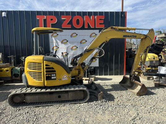 Komatsu PC55MR-3 à 22500 Euros HT - Mini pelle: photos 1 Komatsu PC55MR-3 à 22500 Euros HT - Mini pelle: photos 1