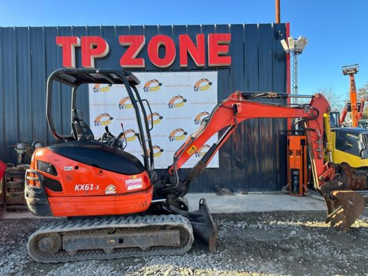 Kubota KX61-3 à 17 500 € HT - Mini pelle: photos 1 Kubota KX61-3 à 17 500 € HT - Mini pelle: photos 1