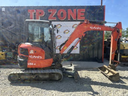 Kubota U36-4 Cabine à 28500 € HT - Mini pelle: photos 1 Kubota U36-4 Cabine à 28500 € HT - Mini pelle: photos 1