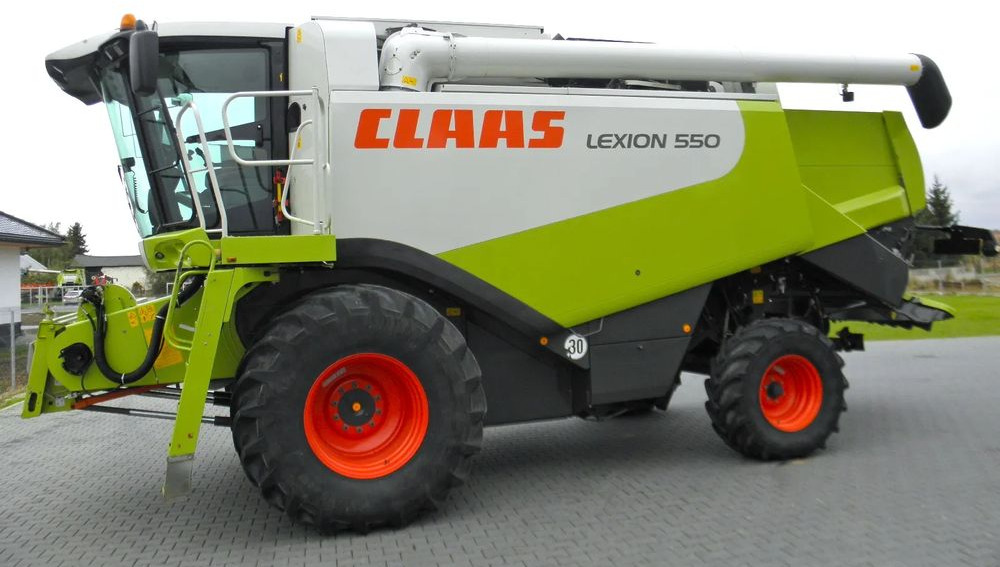 Claas Lexion 550 2005 Rok, heder V750, Najbogatsza Wersja, Nie Malowany, Stan Idealny - Moissonneuse-batteuse: photos 4 Claas Lexion 550 2005 Rok, heder V750, Najbogatsza Wersja, Nie Malowany, Stan Idealny - Moissonneuse-batteuse: photos 4
