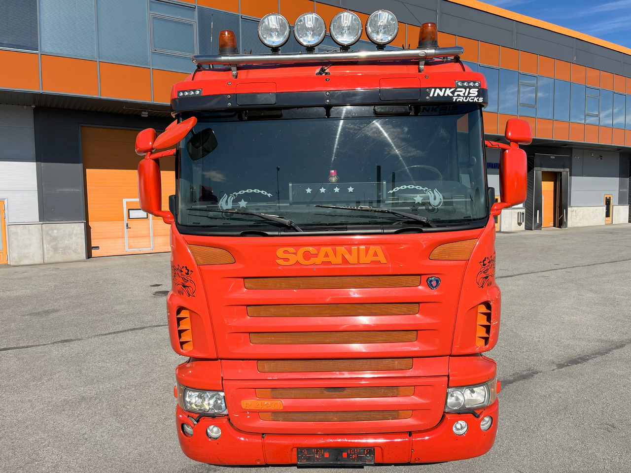 SCANIA R420 6x2 + CRANE FASSI 23TM PLATFORM 7720 - Camion grue: photos 3 SCANIA R420 6x2 + CRANE FASSI 23TM PLATFORM 7720 - Camion grue: photos 3