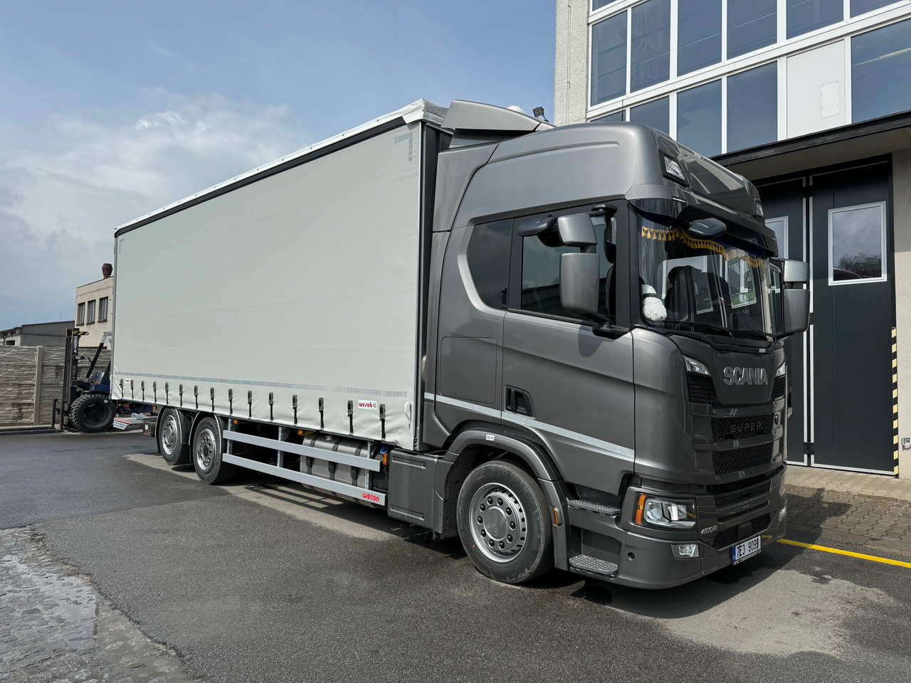 Scania S540 6x2LB - Carrosserie plateau: photos 4 Scania S540 6x2LB - Carrosserie plateau: photos 4