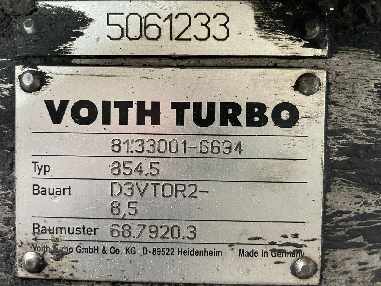 Voith Voith 854.5 D3VT0R2-8,5 MAN Lions City 81.33001-6694 Getriebe - Boîte de vitesse et pièces pour Bus: photos 2 Voith Voith 854.5 D3VT0R2-8,5 MAN Lions City 81.33001-6694 Getriebe - Boîte de vitesse et pièces pour Bus: photos 2