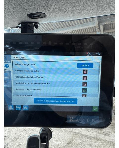 RAVEN CR7 + - Système de navigation pour Machine agricole: photos 3 RAVEN CR7 + - Système de navigation pour Machine agricole: photos 3