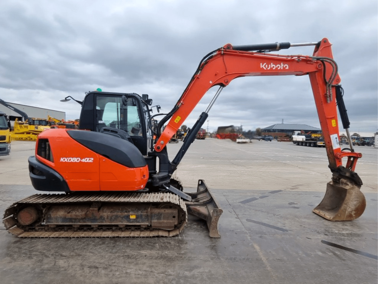 Kubota KX080-4A2 Excavator, TOP !!! - Mini pelle: photos 5 Kubota KX080-4A2 Excavator, TOP !!! - Mini pelle: photos 5