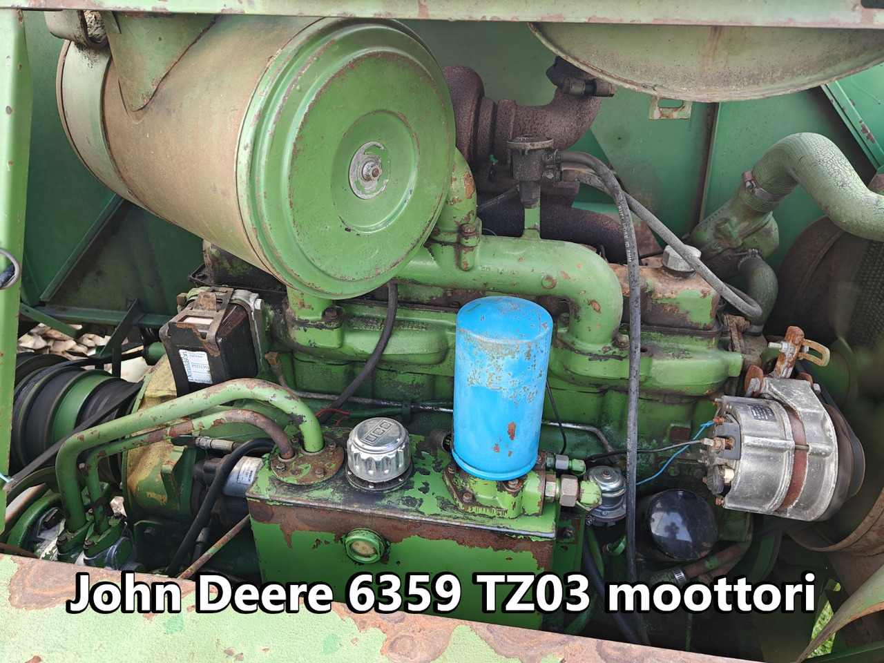 John Deere 965 täydellinen moottori, 6-sylinterinen turbo, katso video! - Moteur pour Moissonneuse-batteuse: photos 1 John Deere 965 täydellinen moottori, 6-sylinterinen turbo, katso video! - Moteur pour Moissonneuse-batteuse: photos 1