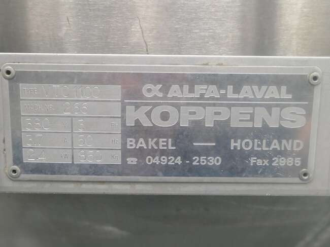 Koppens oiltank VTC1100 - Machine agroalimentaire: photos 5 Koppens oiltank VTC1100 - Machine agroalimentaire: photos 5