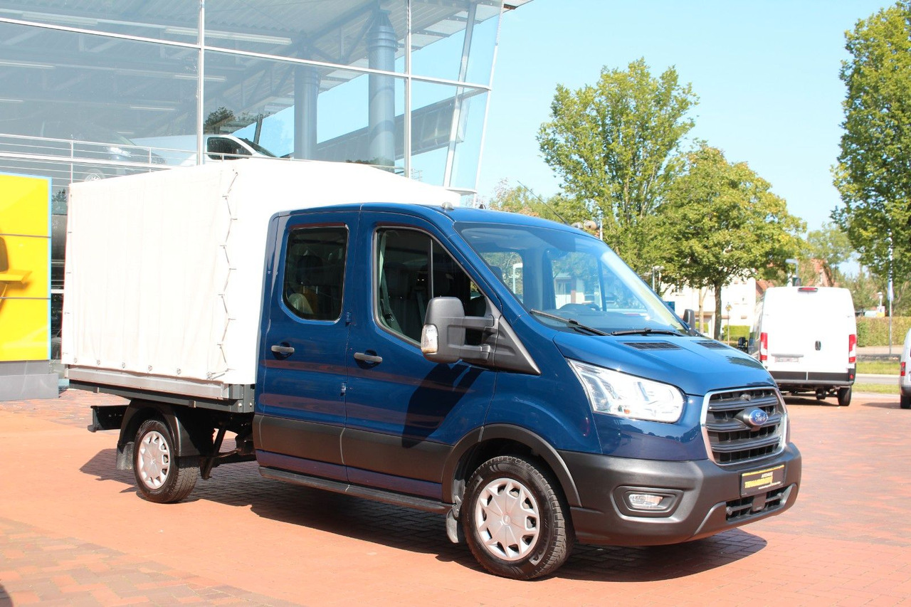 Ford Transit Pritsche 310 L2 Doka Plane el. Sitz - Utilitaire rideaux coulissants (PLSC), Utilitaire double cabine: photos 1 Ford Transit Pritsche 310 L2 Doka Plane el. Sitz - Utilitaire rideaux coulissants (PLSC), Utilitaire double cabine: photos 1