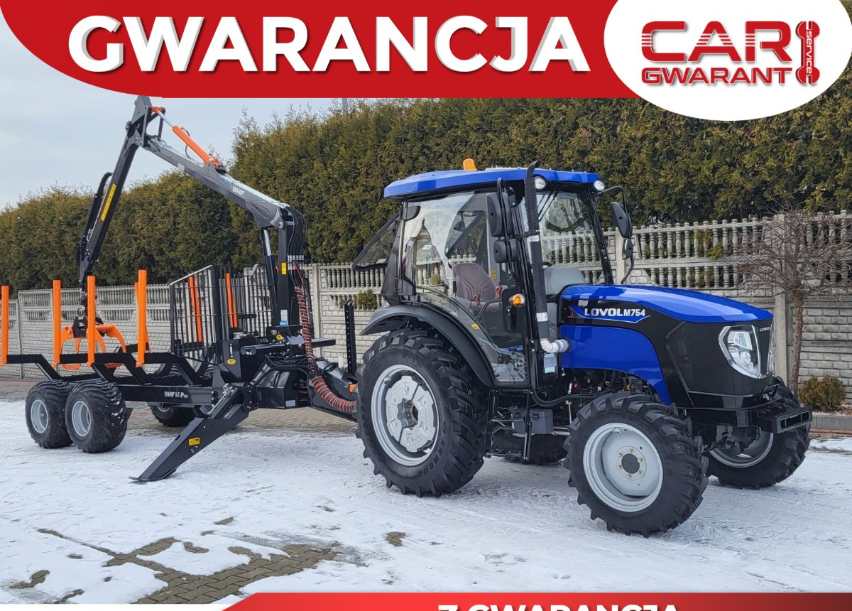 LOVOL M754 + Przyczepa BMF 8T2Pro - Tracteur agricole: photos 1 LOVOL M754 + Przyczepa BMF 8T2Pro - Tracteur agricole: photos 1