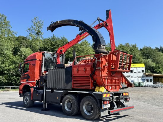 Mercedes-Benz ACTROS 6x4 DONAR 5810K ? Hack-LKW / Mobilhacker | TCS Umwelttechnik - Camion, Broyeur de végétaux: photos 3 Mercedes-Benz ACTROS 6x4 DONAR 5810K ? Hack-LKW / Mobilhacker | TCS Umwelttechnik - Camion, Broyeur de végétaux: photos 3