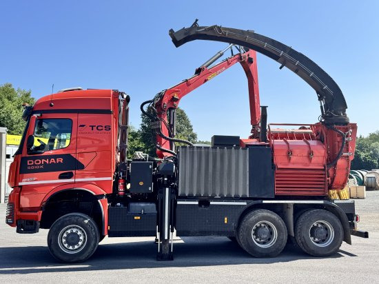 Mercedes-Benz ACTROS 6x4 DONAR 5810K ? Hack-LKW / Mobilhacker | TCS Umwelttechnik - Camion, Broyeur de végétaux: photos 2 Mercedes-Benz ACTROS 6x4 DONAR 5810K ? Hack-LKW / Mobilhacker | TCS Umwelttechnik - Camion, Broyeur de végétaux: photos 2