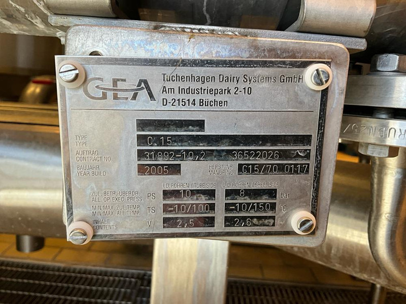 GEA C 15 - Machine agroalimentaire: photos 3 GEA C 15 - Machine agroalimentaire: photos 3