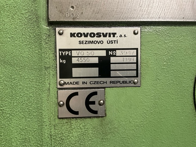 Machine à métaux Kovosvit VO50: photos 19