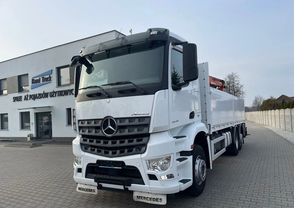 Mercedes-Benz Arocs 2545, HDS ATLAS 186.3 - PILOT - Camion grue, Camion plateau: photos 1 Mercedes-Benz Arocs 2545, HDS ATLAS 186.3 - PILOT - Camion grue, Camion plateau: photos 1