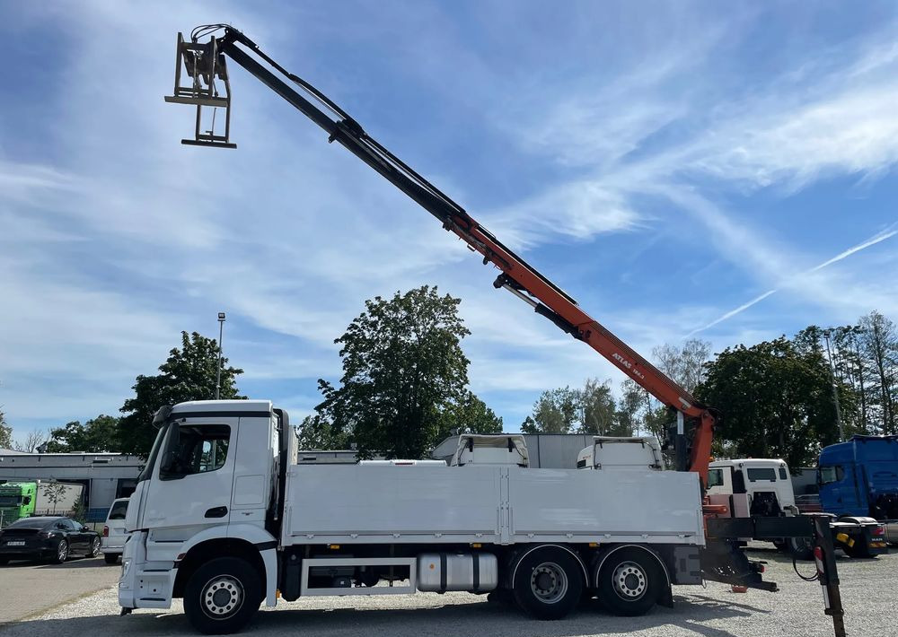 Mercedes-Benz Arocs 2545, HDS ATLAS 186.3 - PILOT - Camion plateau, Camion grue: photos 3 Mercedes-Benz Arocs 2545, HDS ATLAS 186.3 - PILOT - Camion plateau, Camion grue: photos 3
