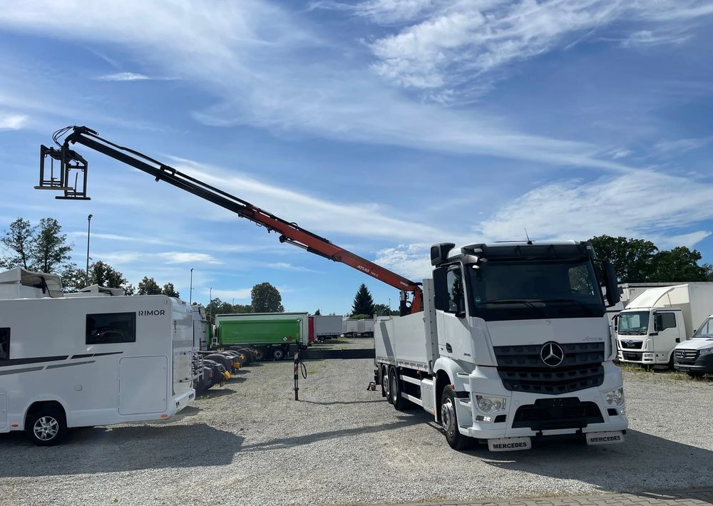 Mercedes-Benz Arocs 2545, HDS ATLAS 186.3 - PILOT - Camion plateau, Camion grue: photos 4 Mercedes-Benz Arocs 2545, HDS ATLAS 186.3 - PILOT - Camion plateau, Camion grue: photos 4
