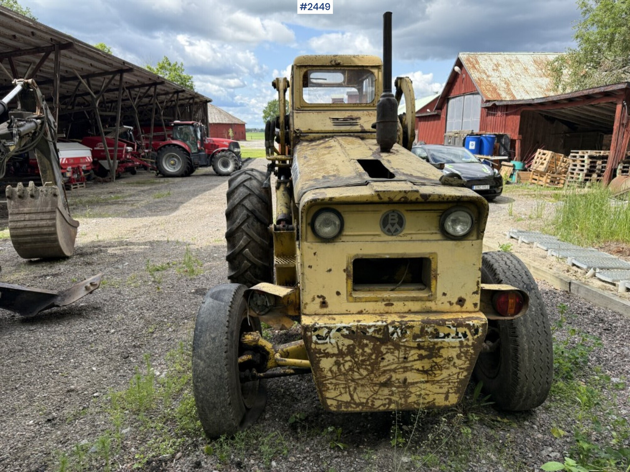 Backhoe loader Volvo BM LM 218 Repair item - Tracteur agricole: photos 4 Backhoe loader Volvo BM LM 218 Repair item - Tracteur agricole: photos 4