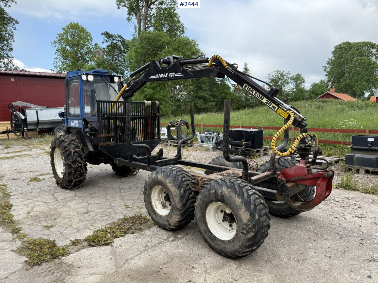 Forwarder Vimek 606 TT 6WD - Porteur: photos 3 Forwarder Vimek 606 TT 6WD - Porteur: photos 3