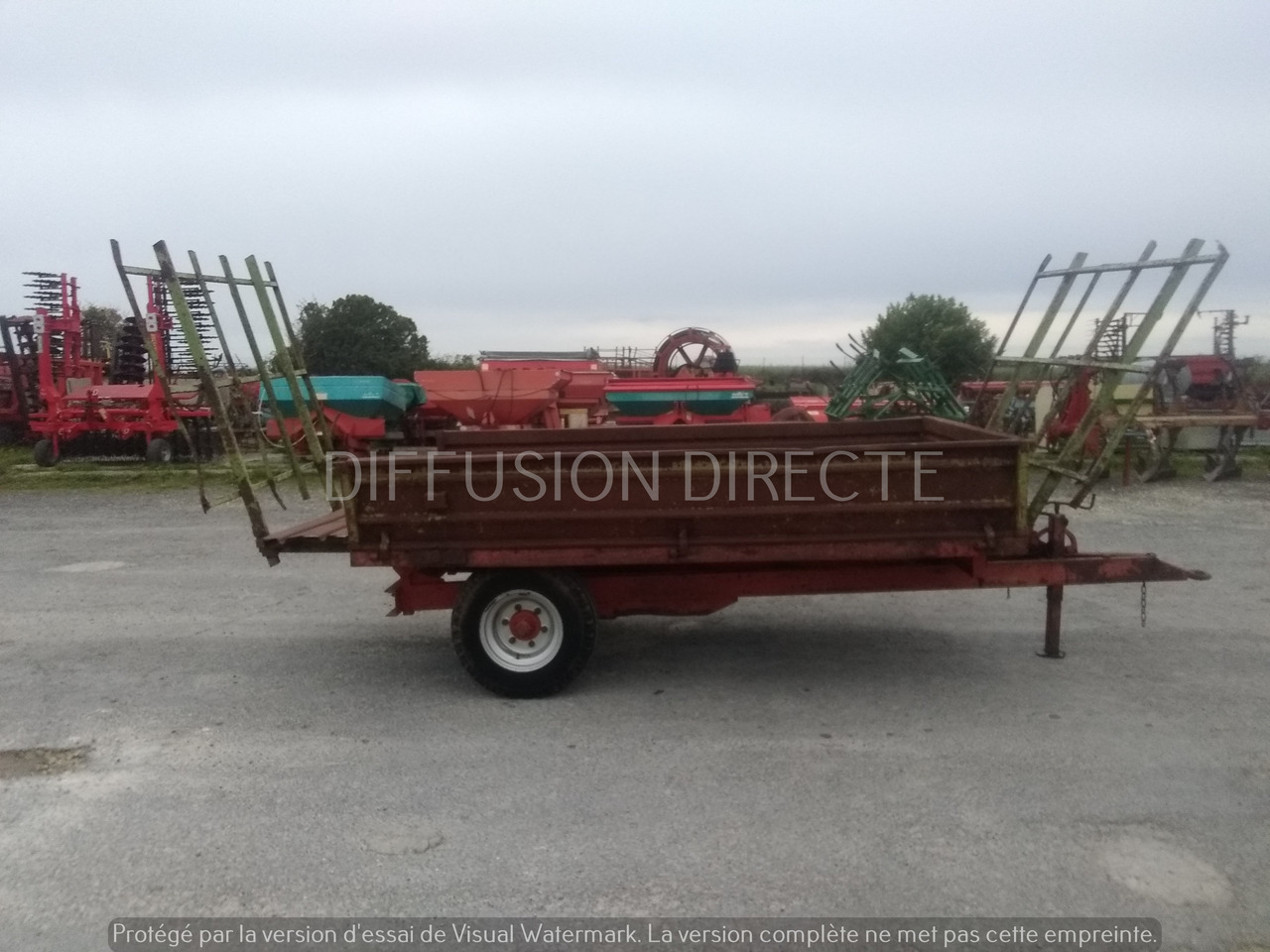 GRUAU REMORQUE AGRICOLE G 400 - Remorque plateau agricole: photos 4 GRUAU REMORQUE AGRICOLE G 400 - Remorque plateau agricole: photos 4