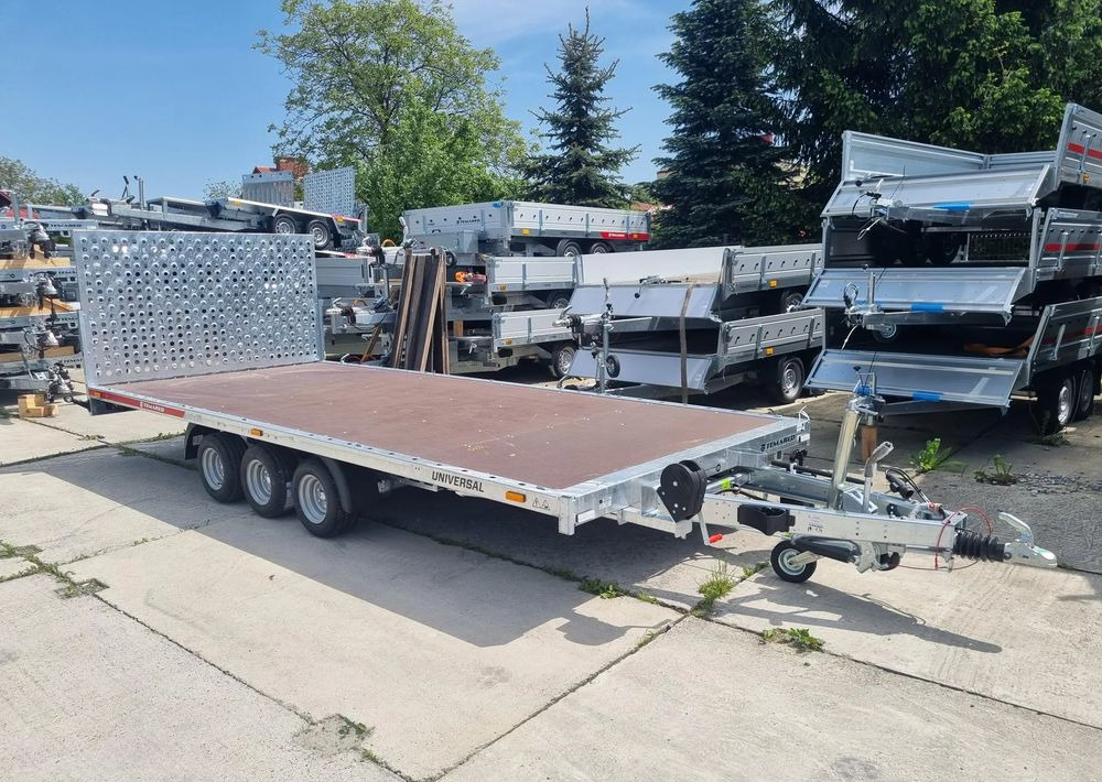 TEMARED UNIVERSAL 5121/3 3.5T R10C SKLEJKA - Remorque porte engin: photos 1 TEMARED UNIVERSAL 5121/3 3.5T R10C SKLEJKA - Remorque porte engin: photos 1