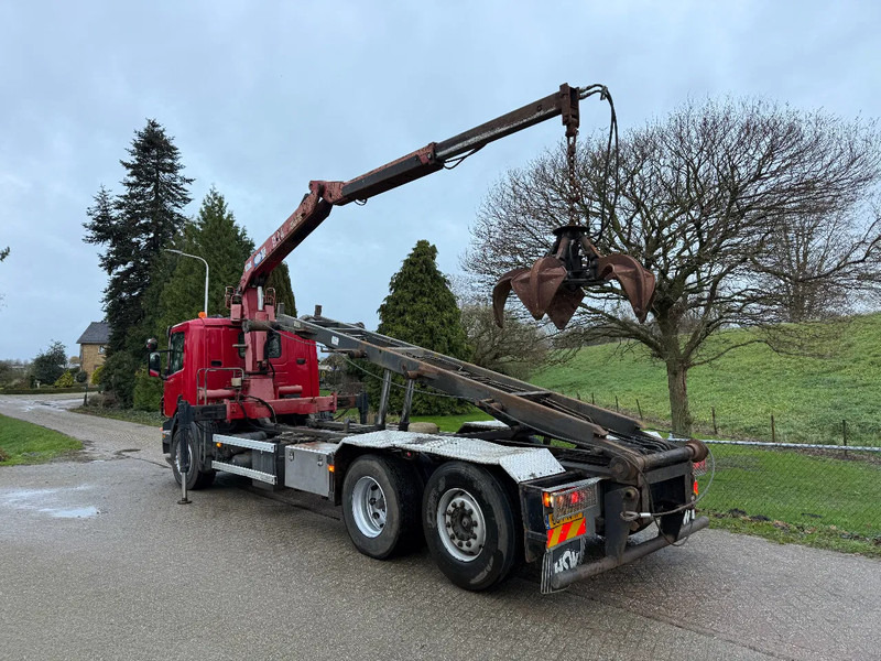 Camion grue Scania P270 Kabelsysteem HMF Kraan Low KM NL TRUCK 6X2: photos 6