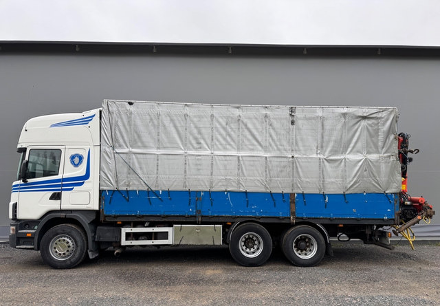 ScaniaScania 144G 6x2 - Camion fourgon, Camion grue: photos 3 ScaniaScania 144G 6x2 - Camion fourgon, Camion grue: photos 3