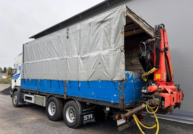 ScaniaScania 144G 6x2 - Camion fourgon, Camion grue: photos 4 ScaniaScania 144G 6x2 - Camion fourgon, Camion grue: photos 4