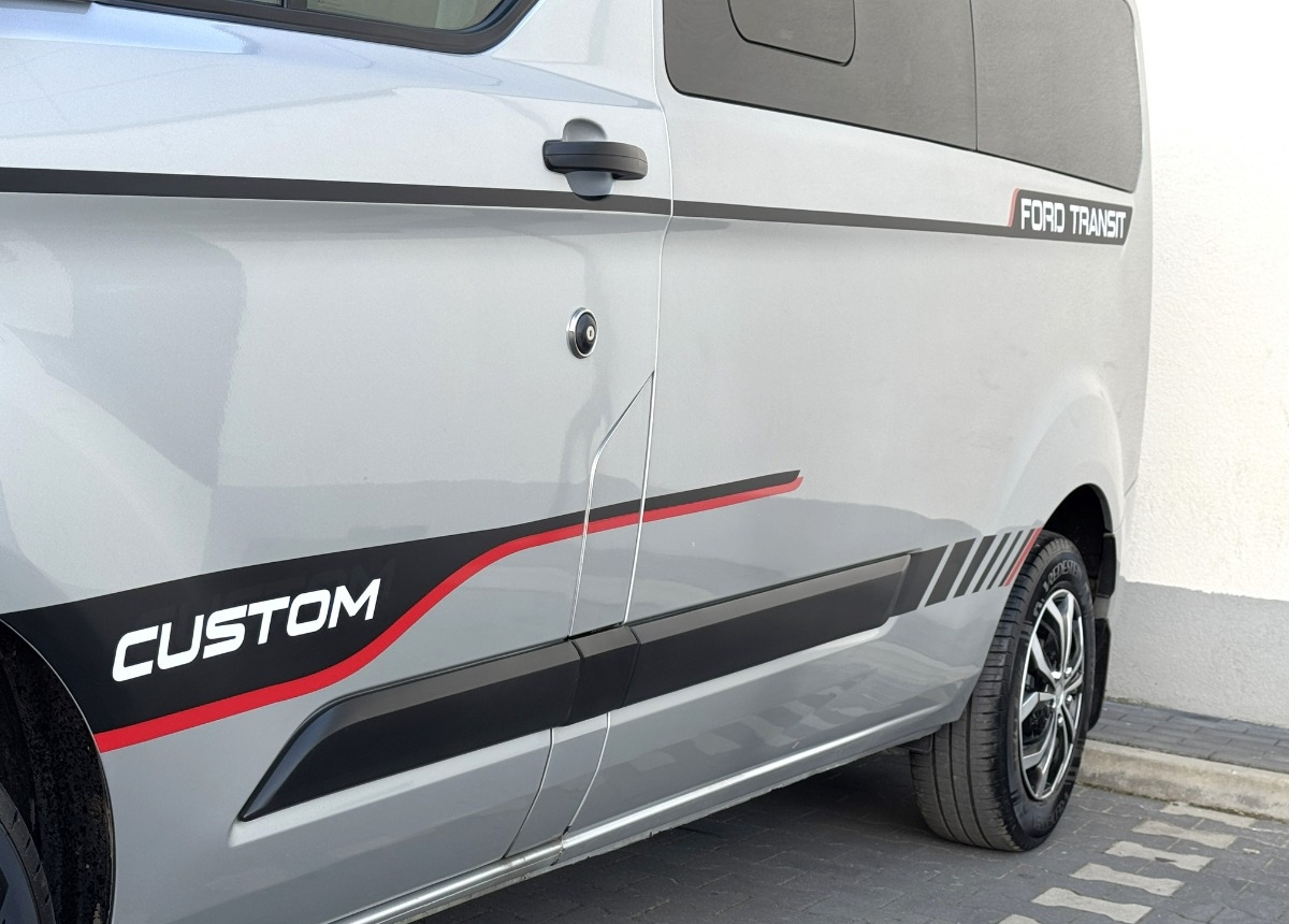 Utilitaire double cabine Ford Transit Custom 2.0 170KM Rok 2021 8 osobowy FV23 Salon PL Zadbany Super STAN: photos 19